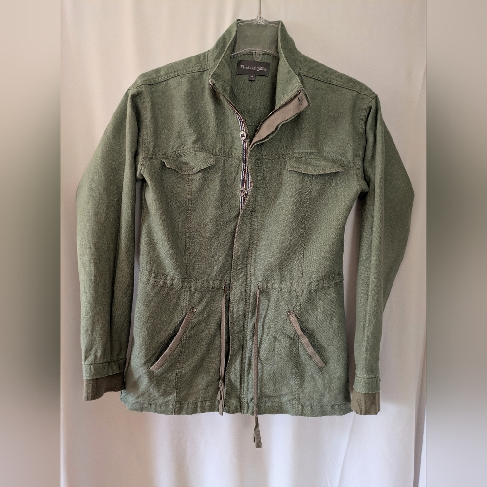 Michael Stars Linen Shirt Jacket